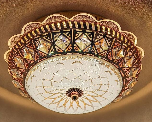 Peacock Round Ceiling Light